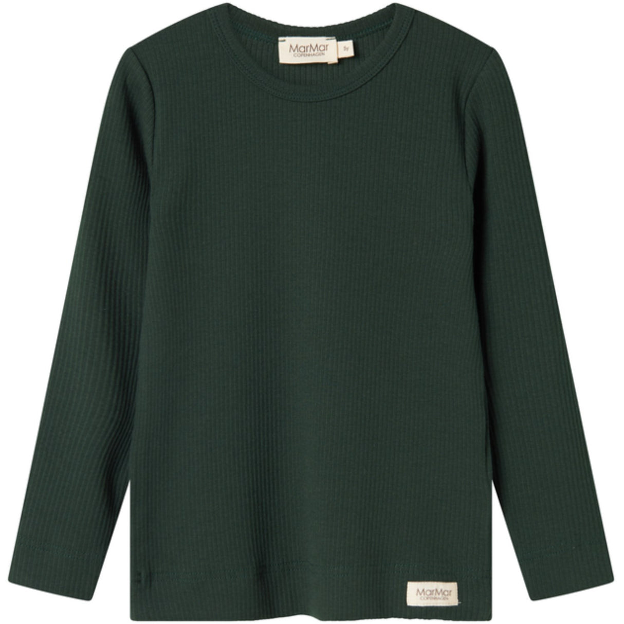 MarMar Modal Dark Leaf Plain Bluse