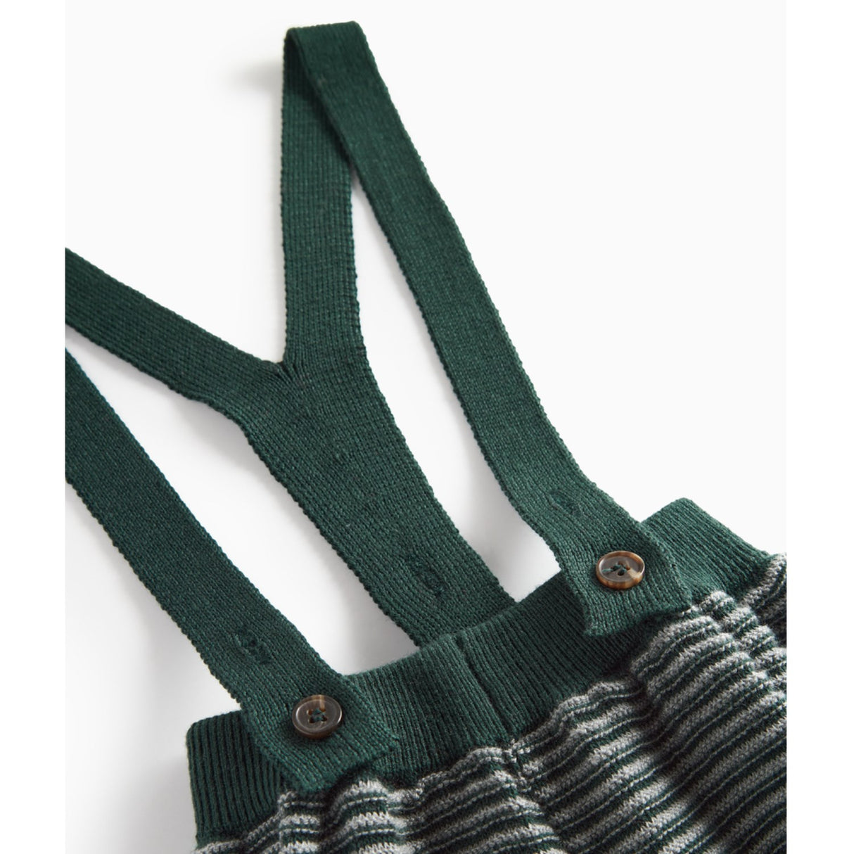 MarMar Cotton Rayon Knit Stripe Dark Leaf Stripe Perrin Bukser