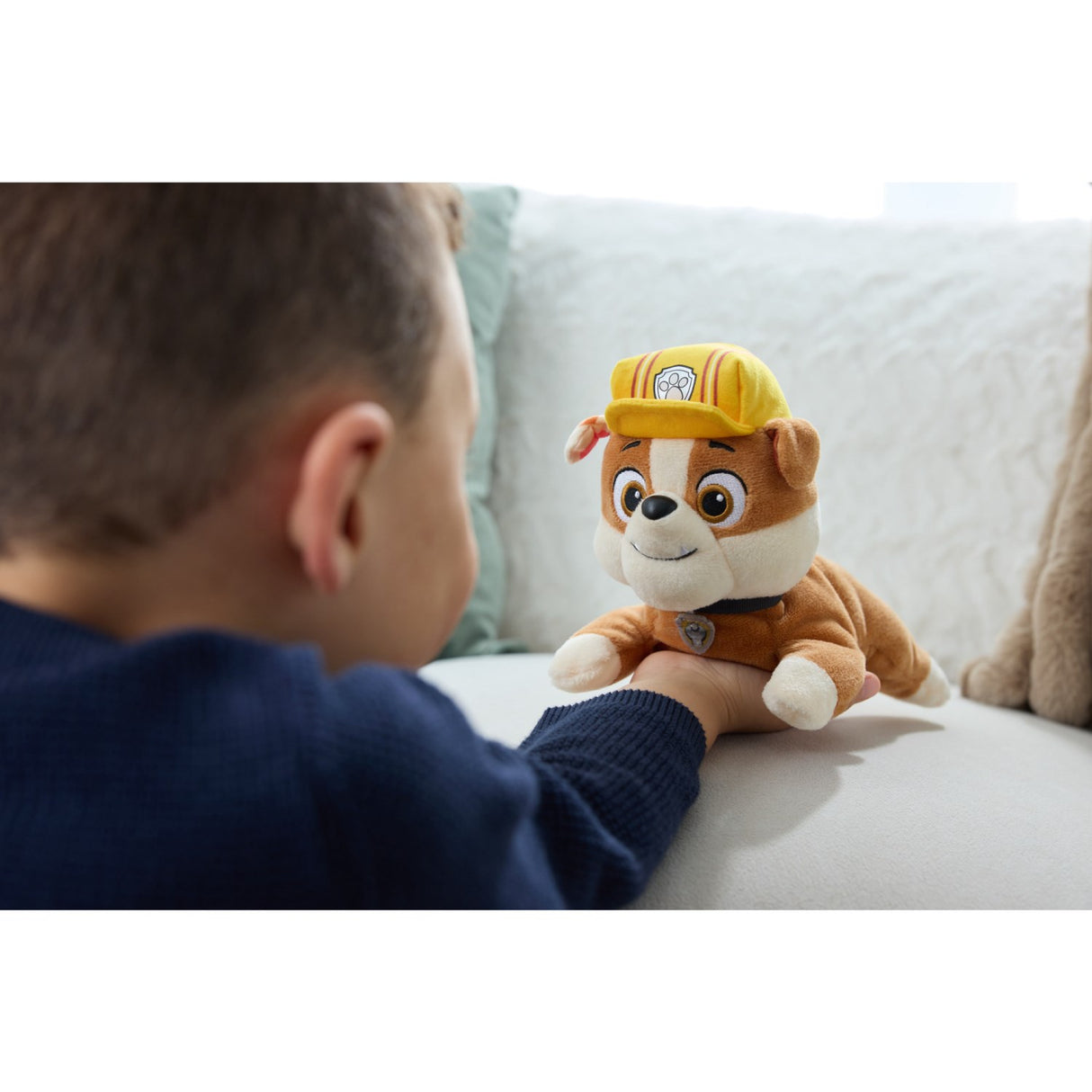 Paw Patrol Gund Hat & Halsbånd Plys 20 Cm Rubble