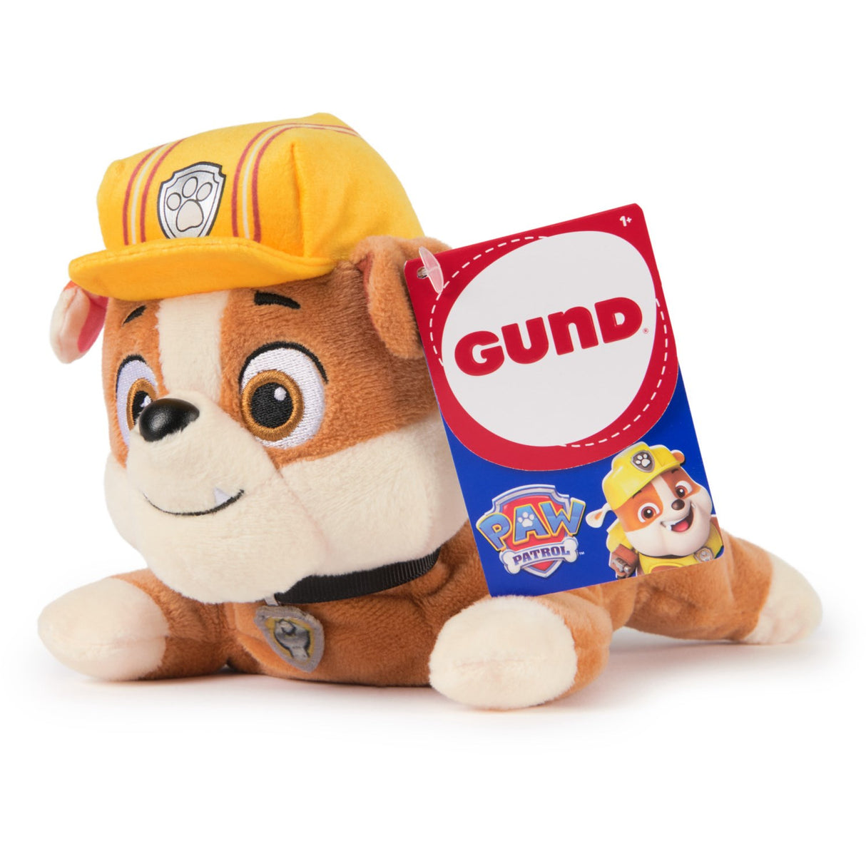 Paw Patrol Gund Hat & Halsbånd Plys 20 Cm Rubble