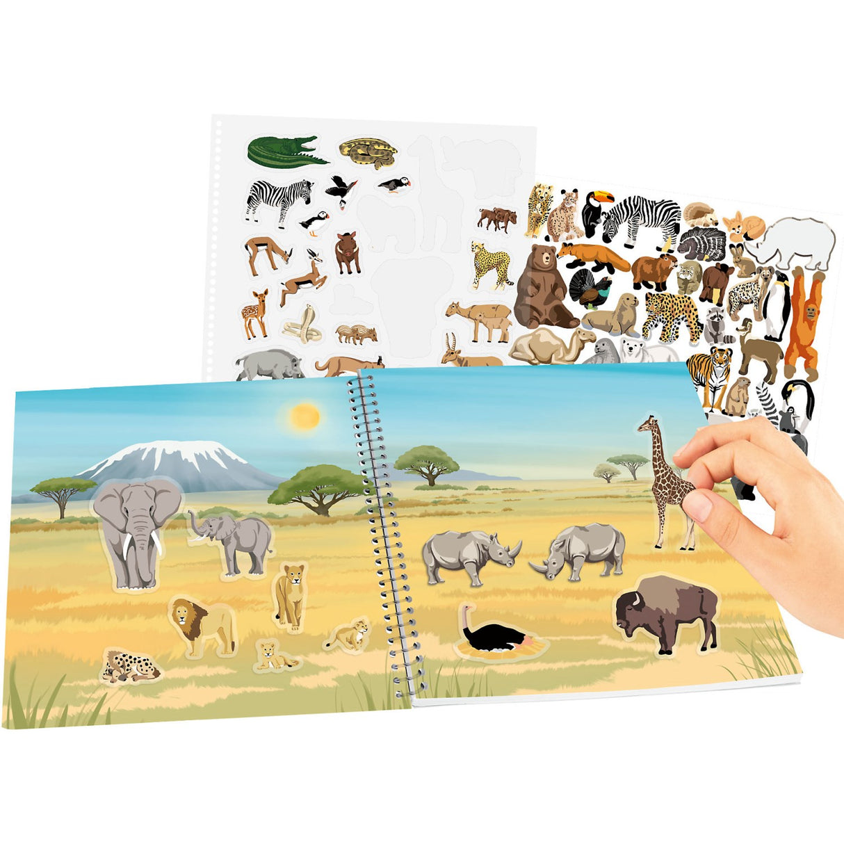 TRENDS by Depesche Create Your Wild Life Med Flock Stickers