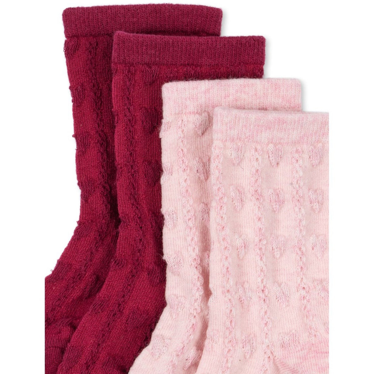 Konges Sløjd Heart Mix 2 Pak Fine Jaquard Strømper
