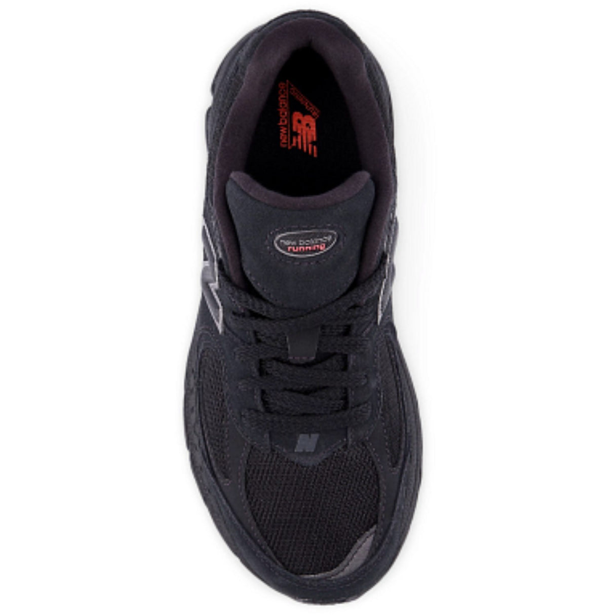 New Balance Black 2002 Kids Lace Sneakers