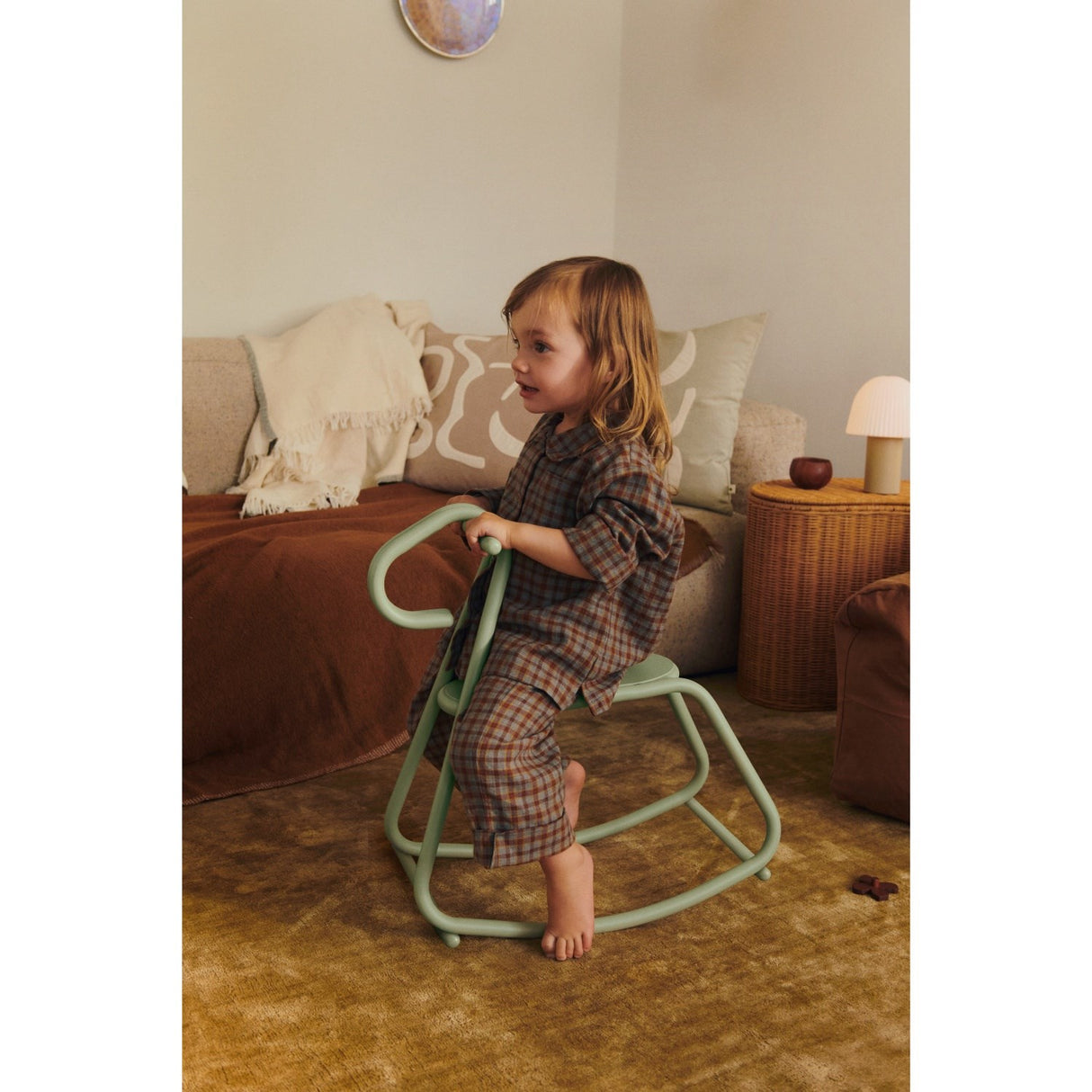 Ferm Living Tea Green Lussi Gyngehest