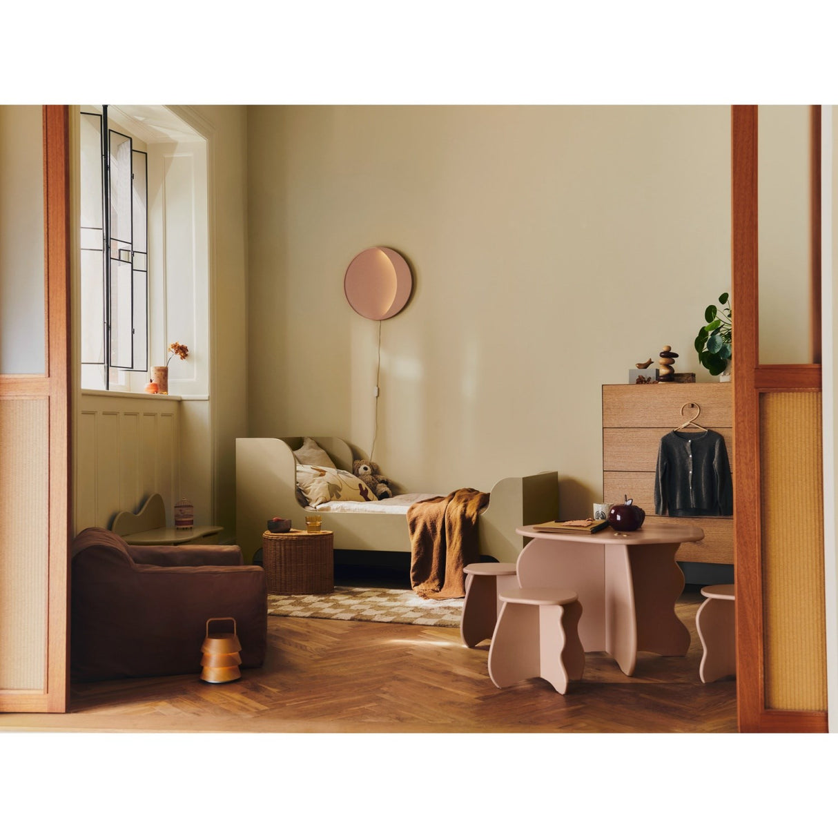 Ferm Living Natural Willora Flettet Opbevaring 2-Pak