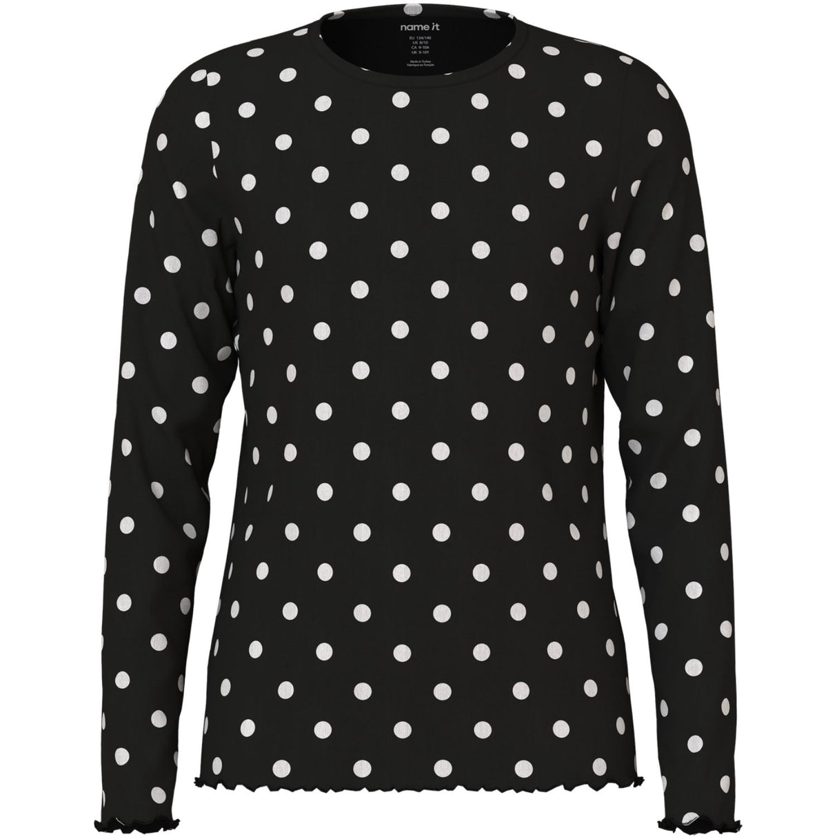 Name It Black Nkfsallie Ls Top