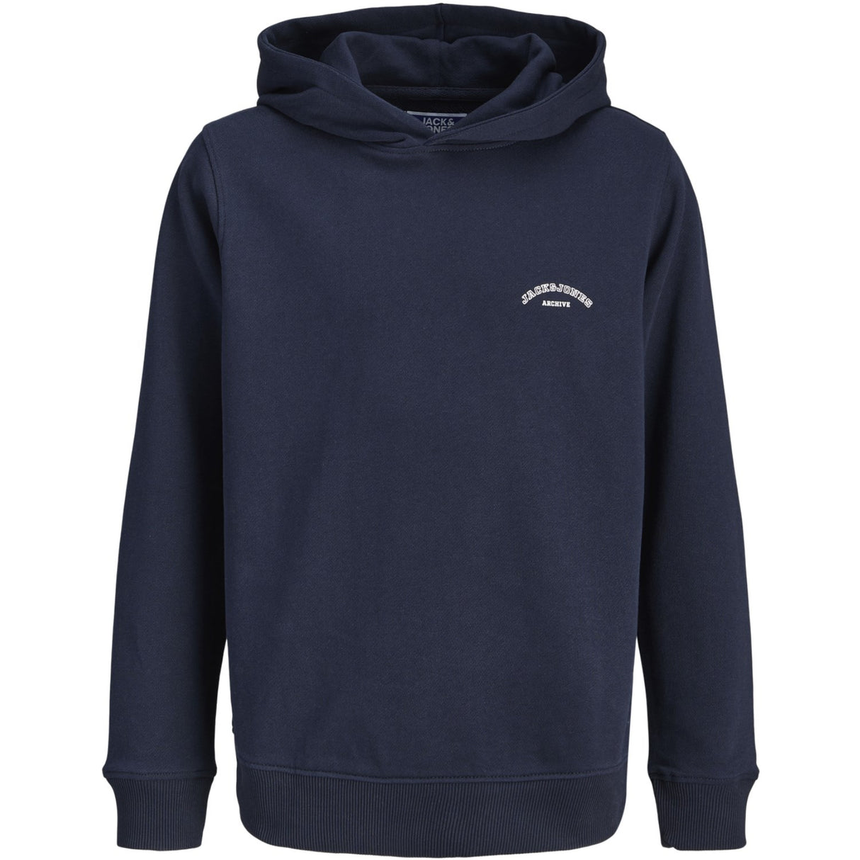 Jack & Jones Junior Navy Blazer Jjcollege Logo Sweat Hætte Jnr