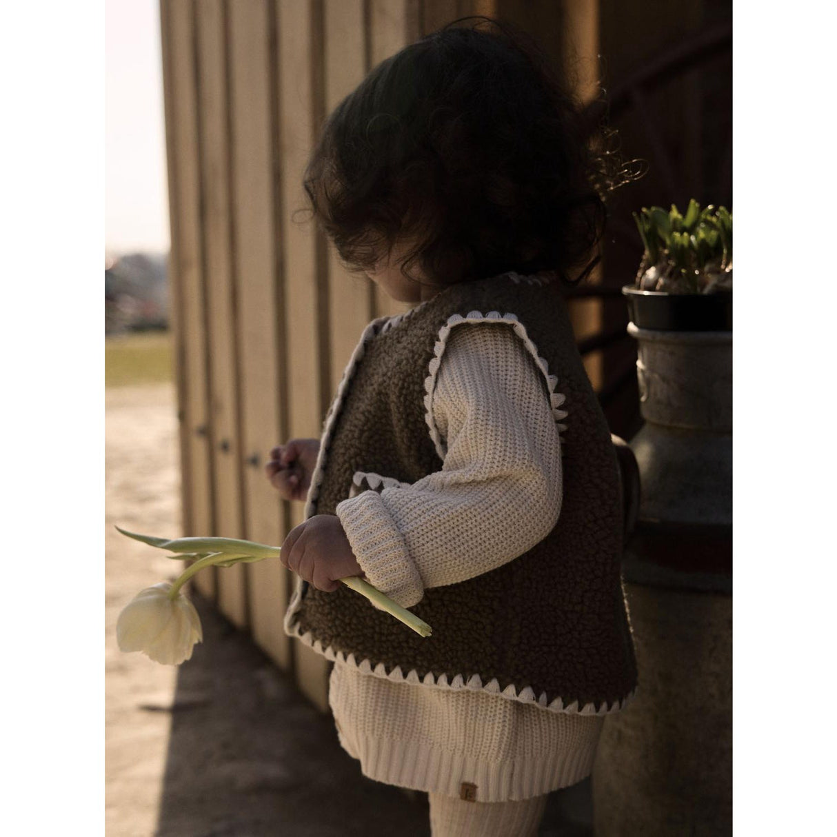 Lil'Atelier Shitake Nbflajo Loose Vest Lil