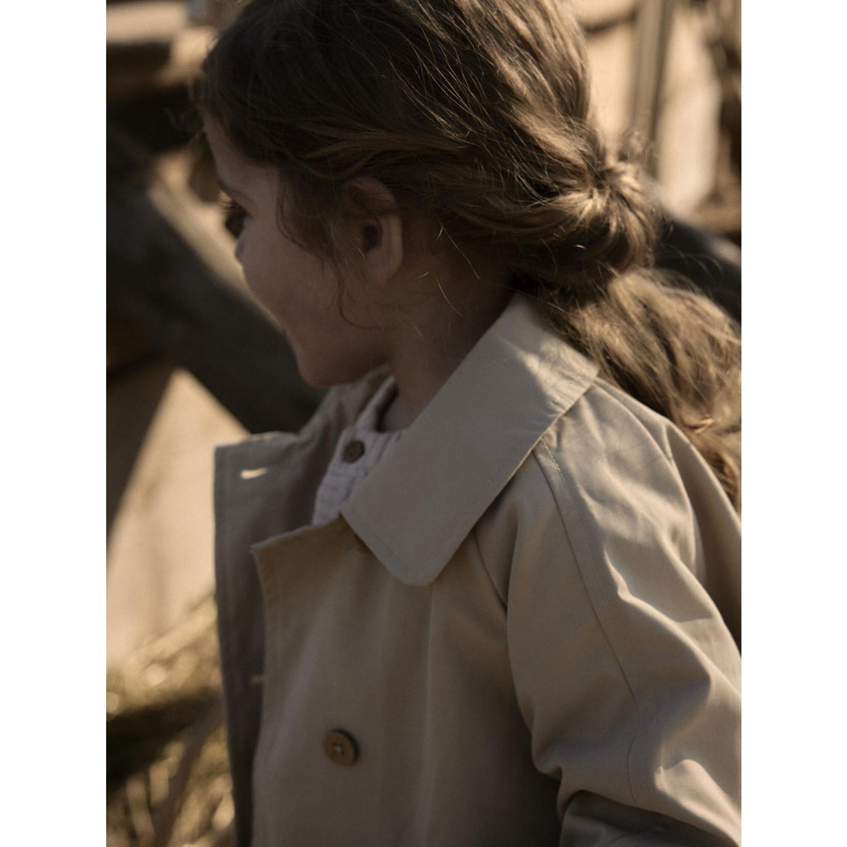 Lil'Atelier Safari Nmflamadelin Loose Long Jakke Lil