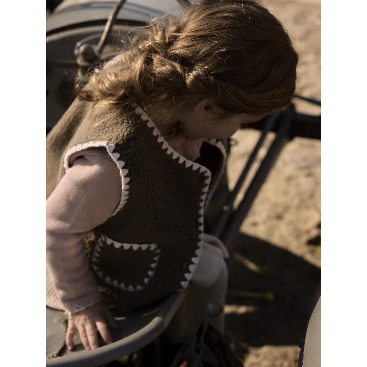 Lil'Atelier Shitake Nmflajo Loose Vest Lil