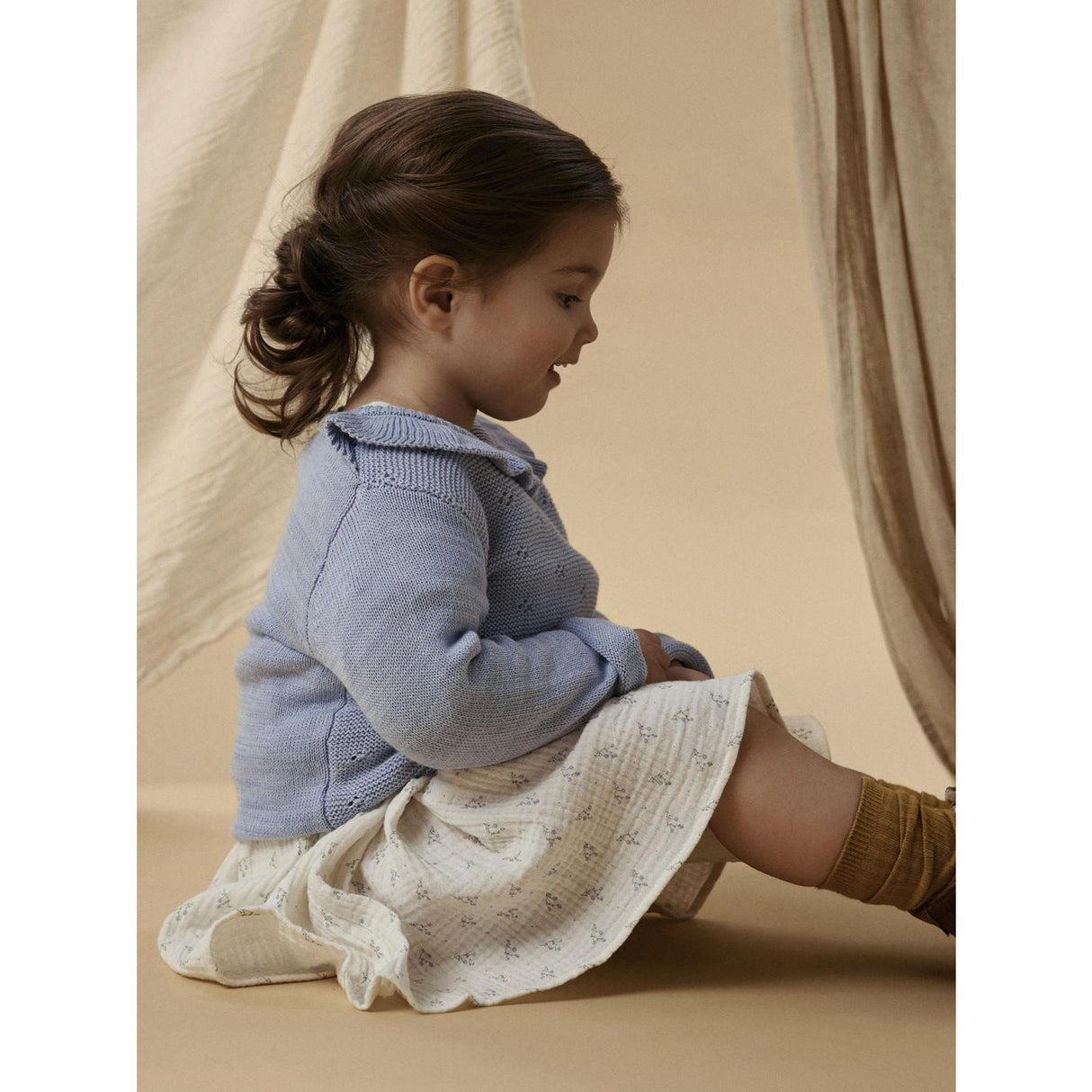 Lil'Atelier Zen Blue Nmflaguna Ls Strik Lil Noos