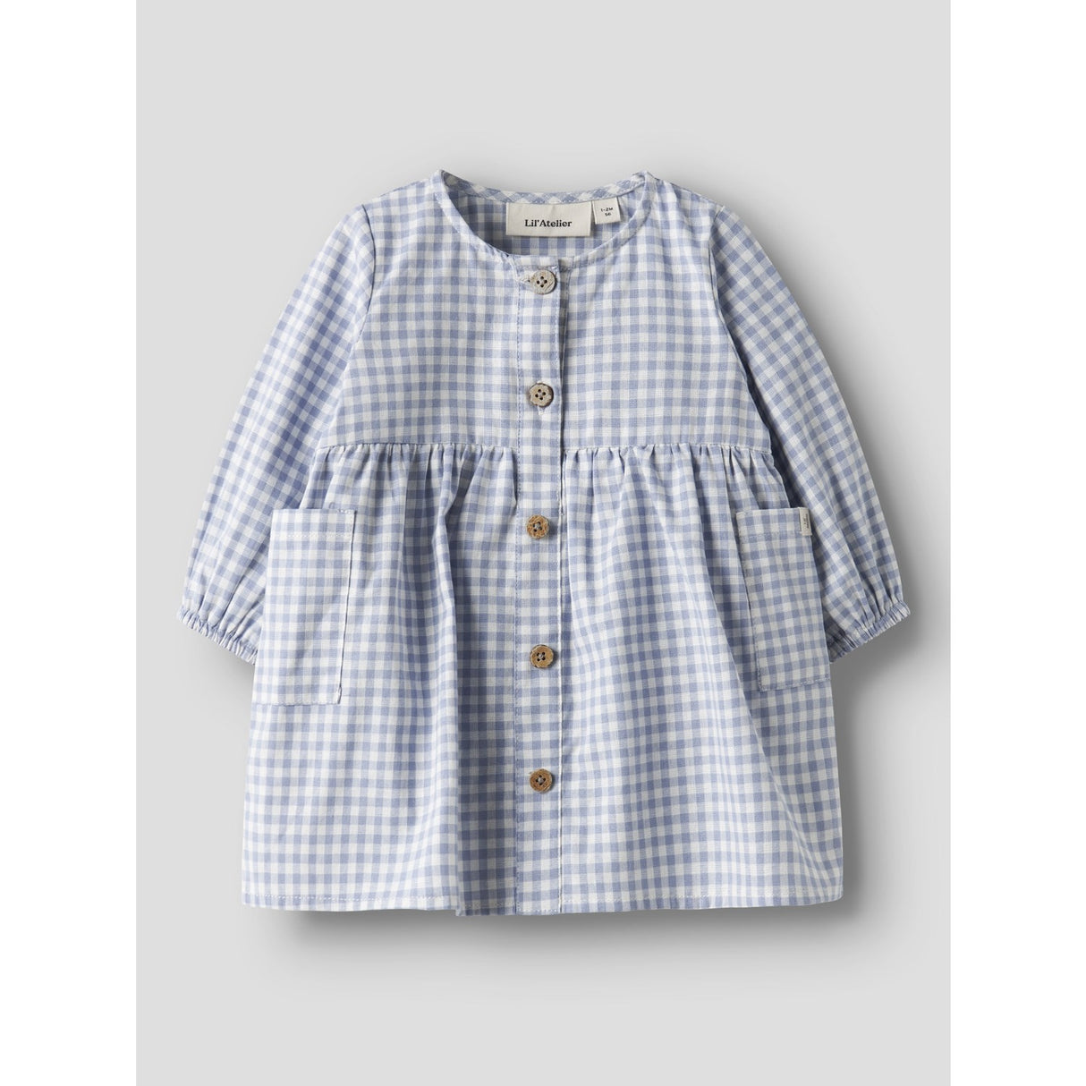 Lil'Atelier Zen Blue Nbftallula Ls Loose Body Kjole Lil