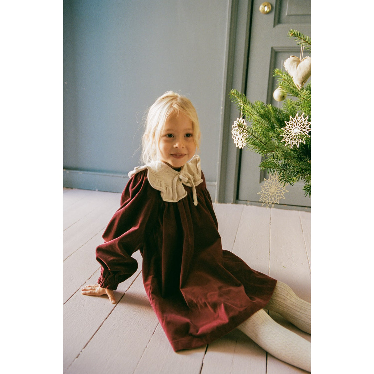 Wheat Offwhite Strik Krave Edele