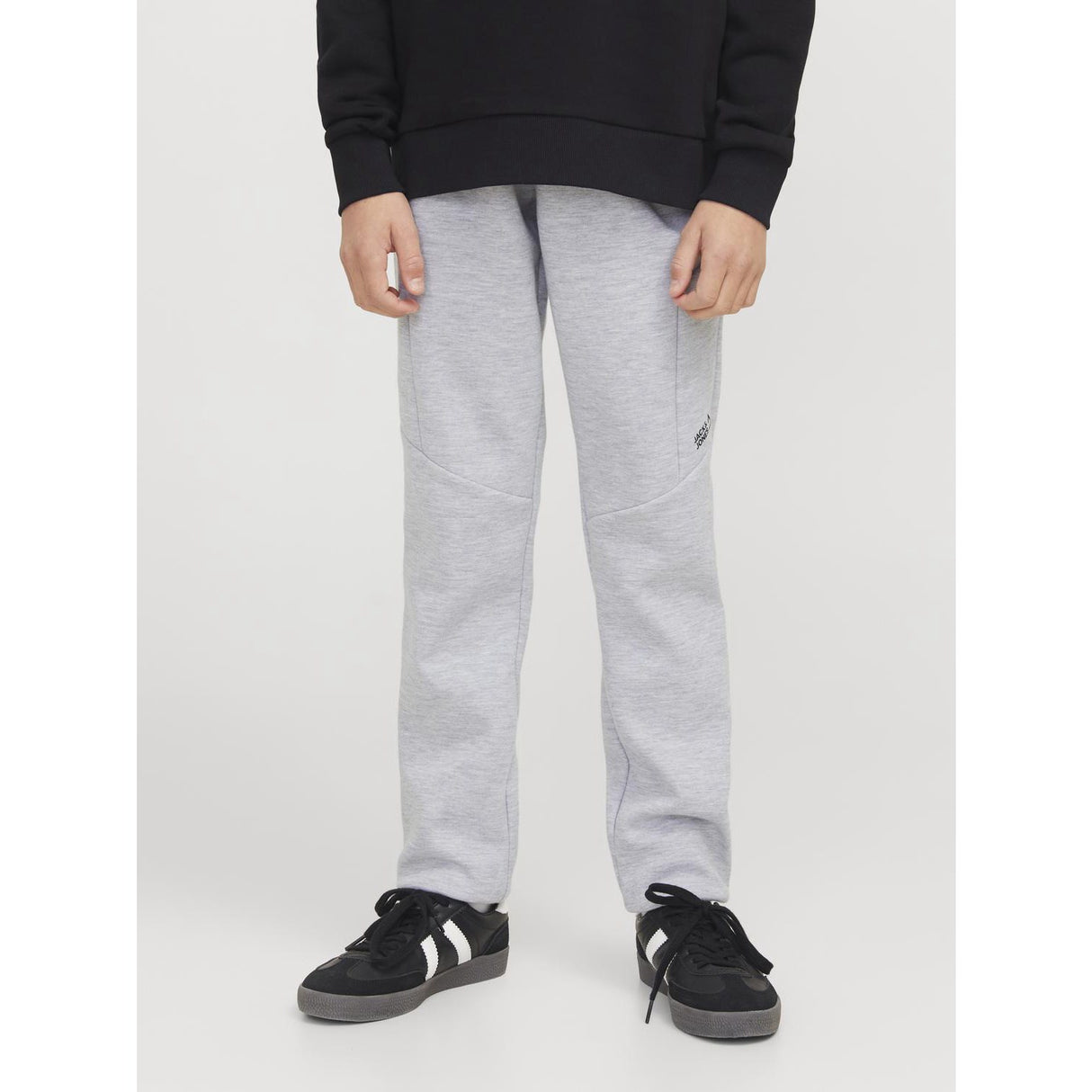 Jack & Jones Junior Light Grey Melange Jpstwill Jjfusion Sweat Pnts Nb Noos Jnr