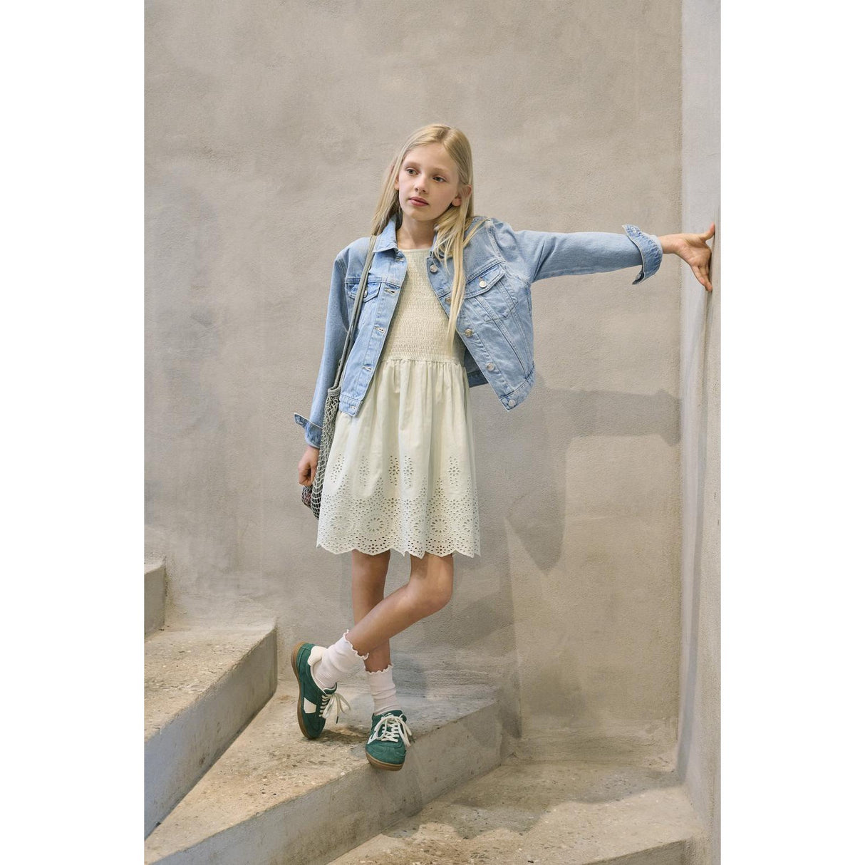 kids ONLY Cloud Dancer Kogbondi Life Strop Emb Kjole Wvn