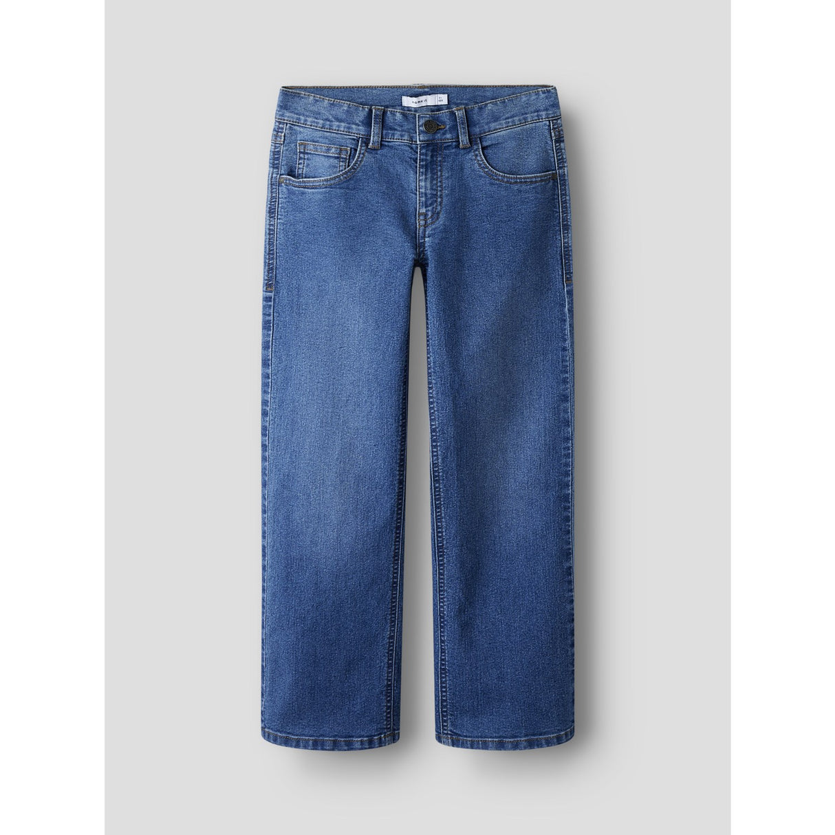 Name It Medium Blue Denim Nkfrose Wide Jeans 1061-Dt Tb