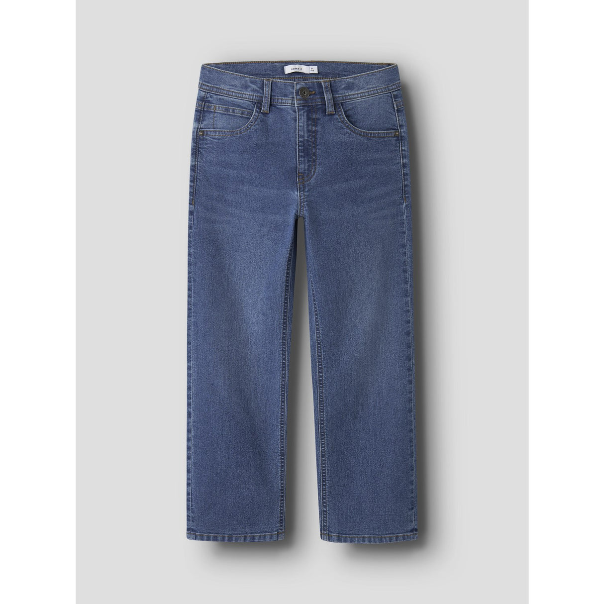 Name It Medium Blue Denim Nkmryan Straight Jeans 1061-Dt Tb