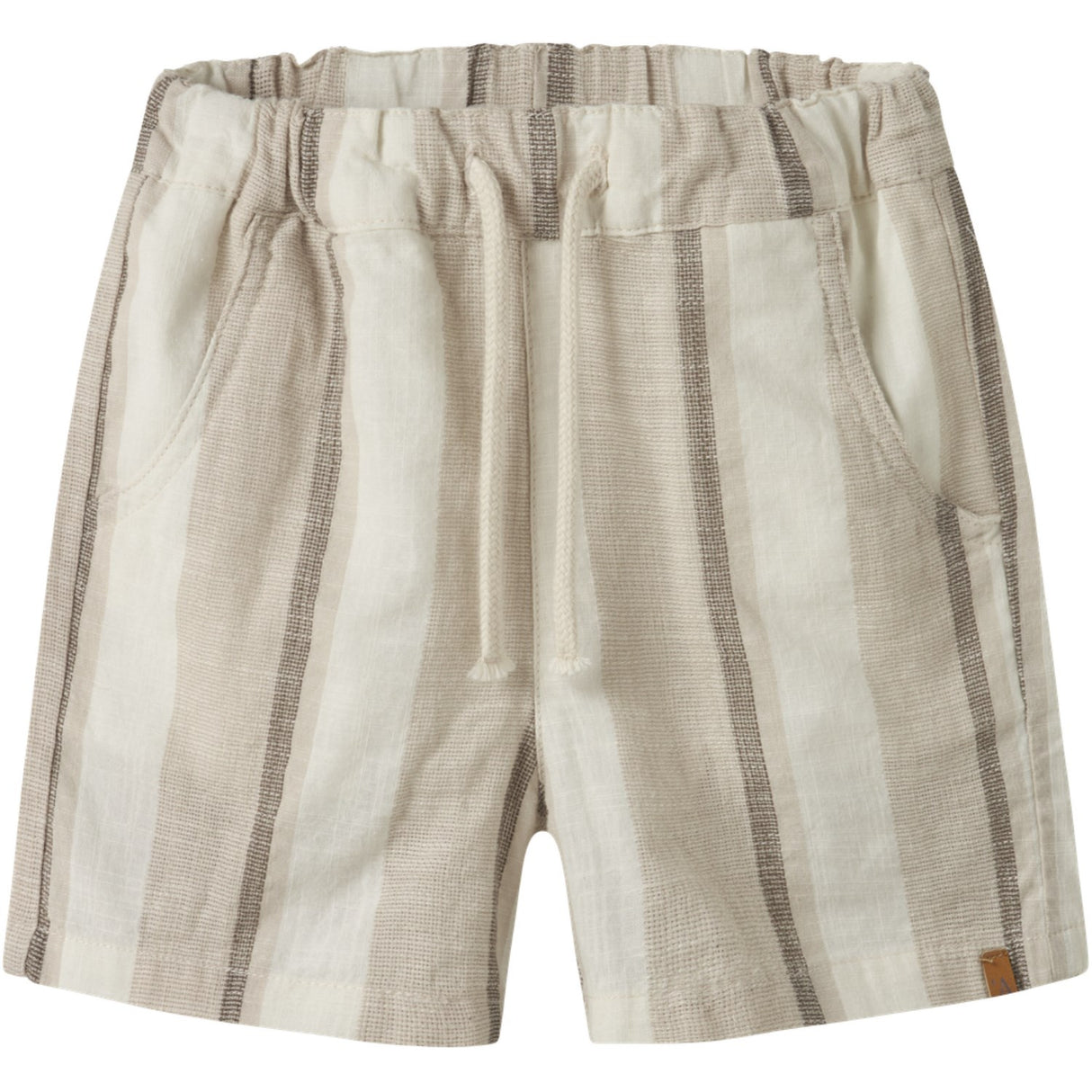 Lil'Atelier Coconut Milk Nmmfibert Loose Shorts Lil