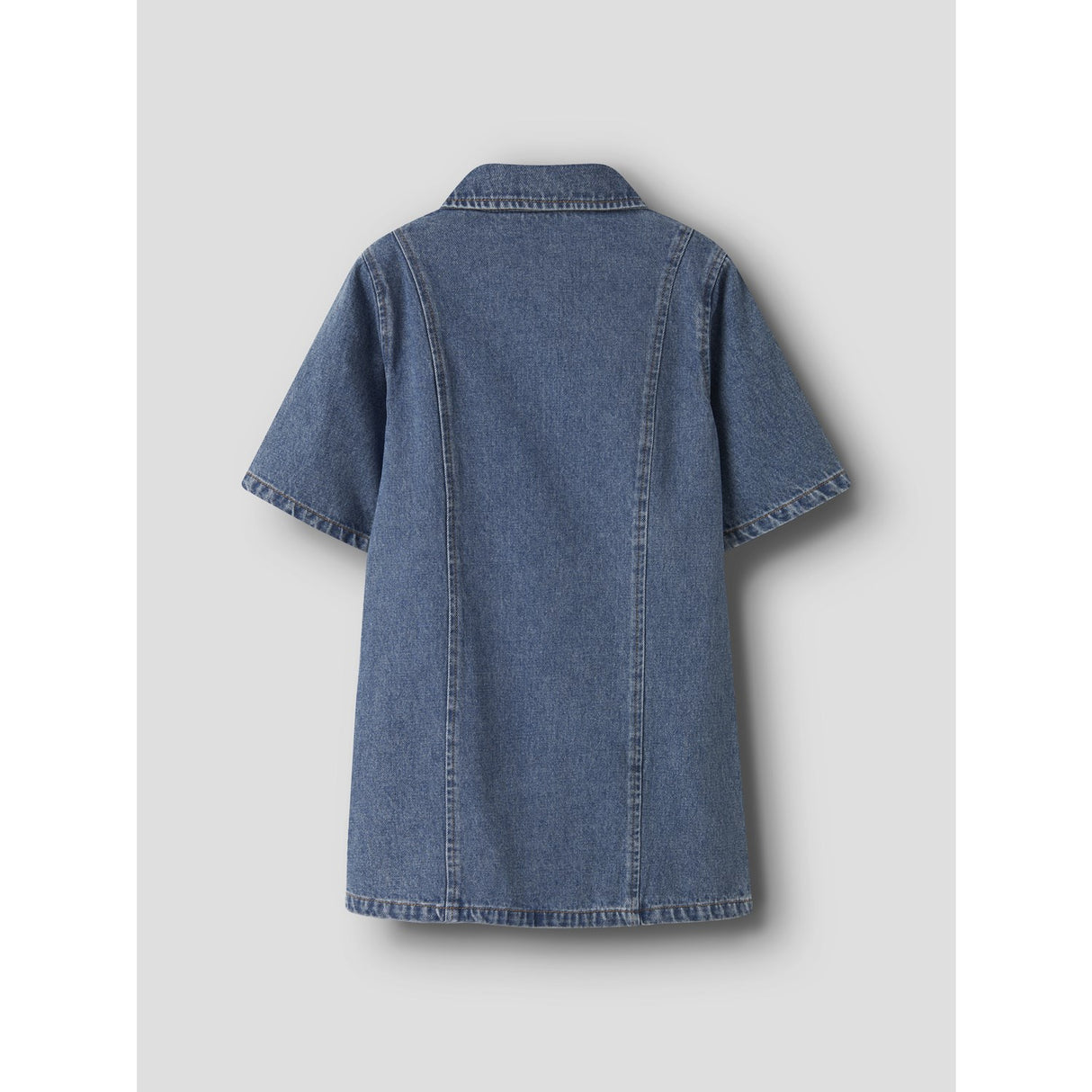 Name It Medium Blue Denim Nkfgianna 2/4 Dnm Kjole 2221-Iz D