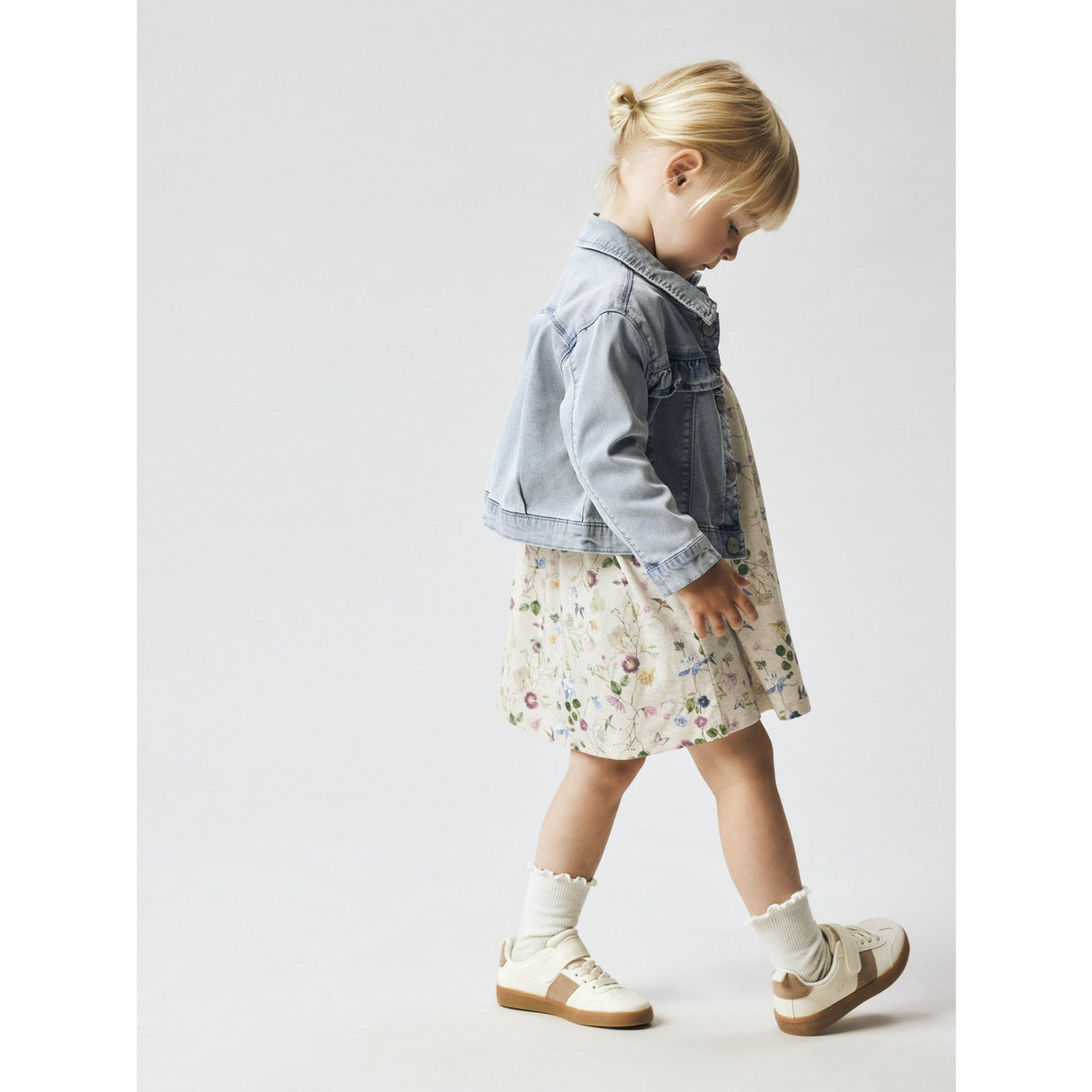 Name It Light Blue Denim Nmfjulia Dnm Flæse Jakke 6006-Yb F