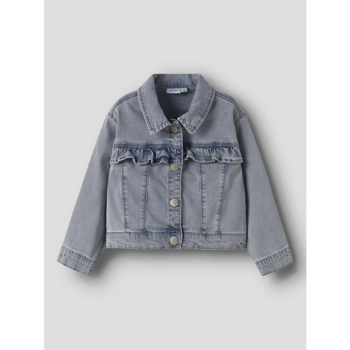 Name It Light Blue Denim Nmfjulia Dnm Flæse Jakke 6006-Yb F