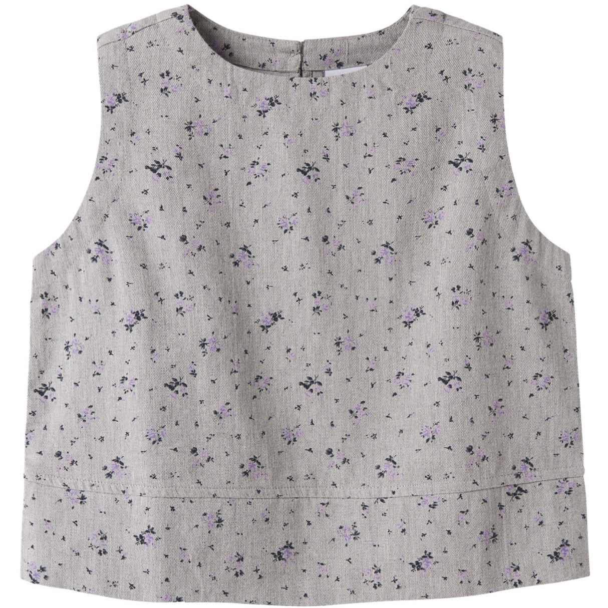Name It Lavender Gray Nkfdrita Sl Kort Top