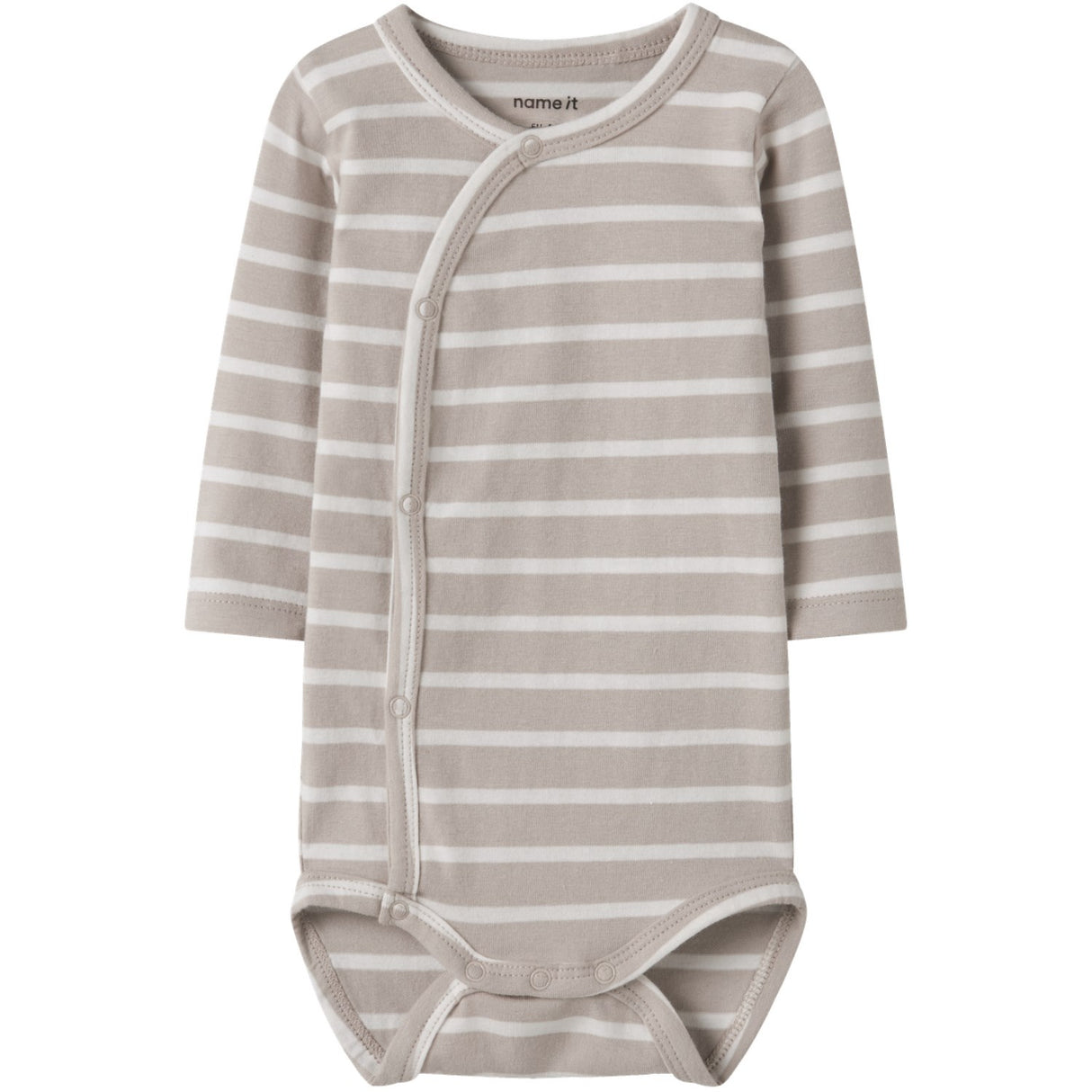 Name It Chateau Gray Nbnosuppa Ls Slå-om Body
