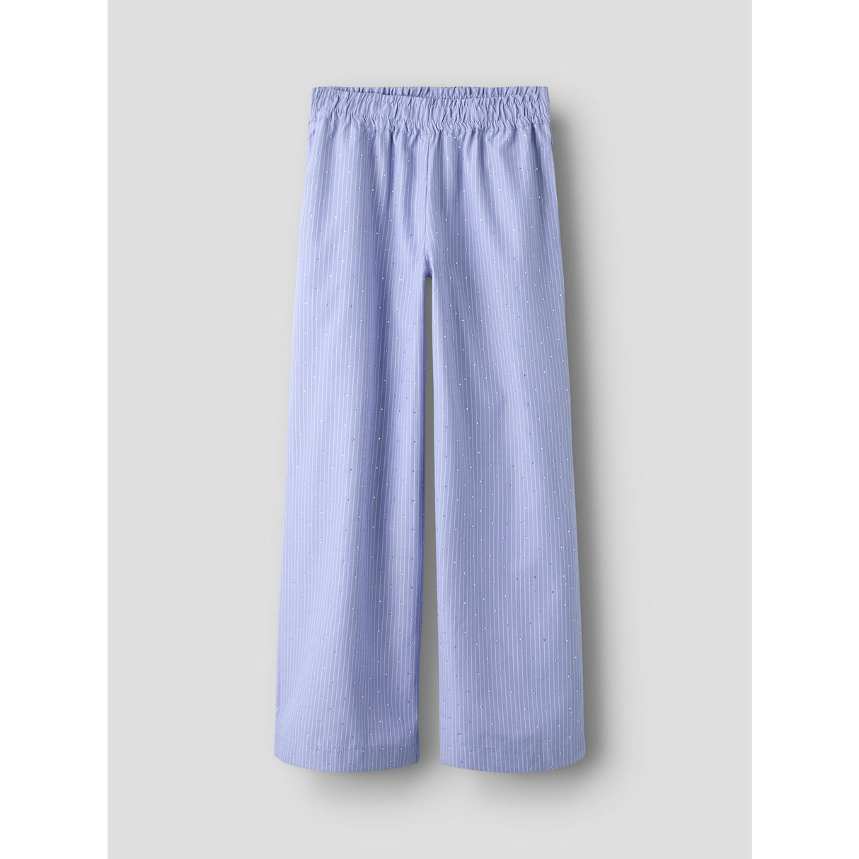 Name It Purple Impression Rainstone Nkffloritta Wide Bukser