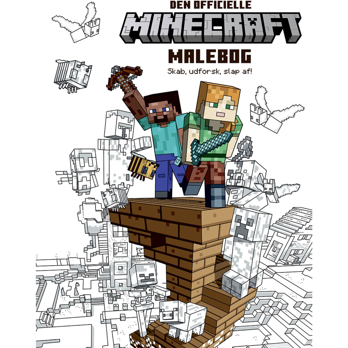 Forlaget Tukan Den Officielle Minecraft Malebog