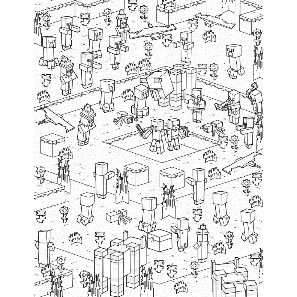 Forlaget Tukan Den Officielle Minecraft Malebog