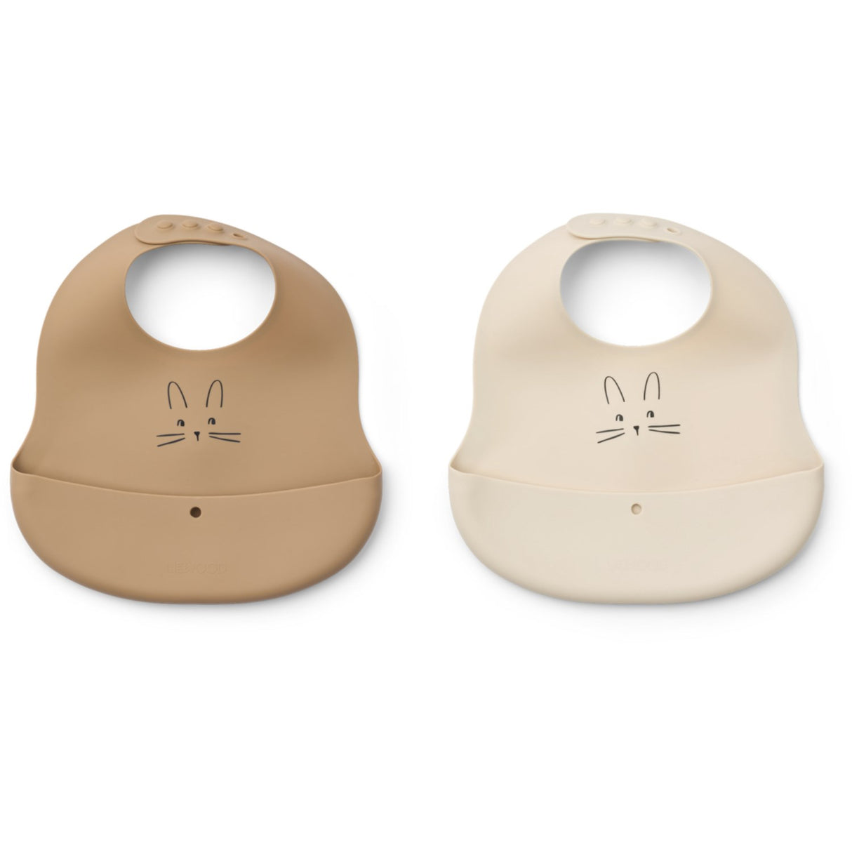 LIEWOOD Rabbit Sandy / Oat Ember Printed Hagesmæk 2-pack