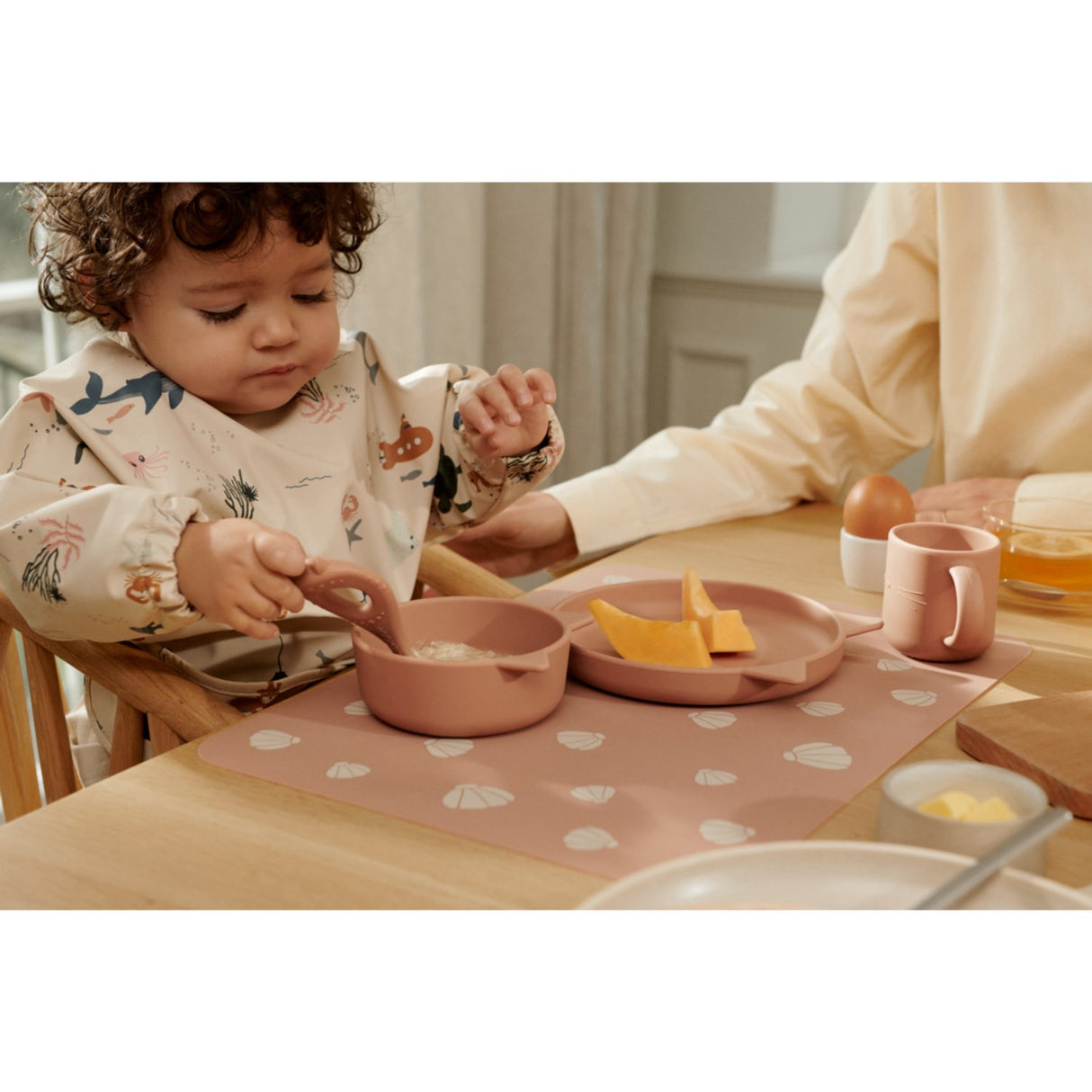 LIEWOOD Sea Creature / Sandy Merle Printed Cape Forklæde