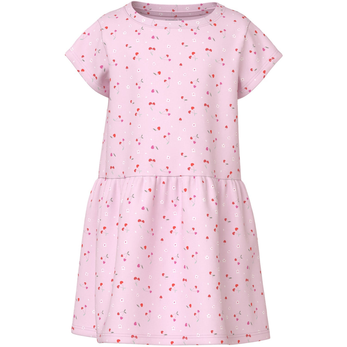 Name It Cradle Pink Heart Cherries Nmfvilinse Capsl Kjole