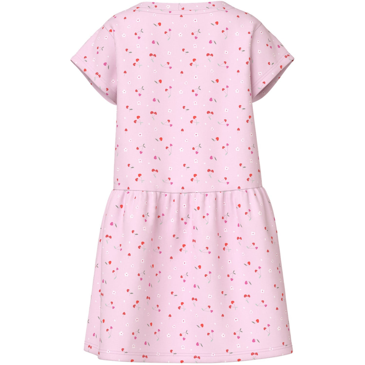 Name It Cradle Pink Heart Cherries Nmfvilinse Capsl Kjole