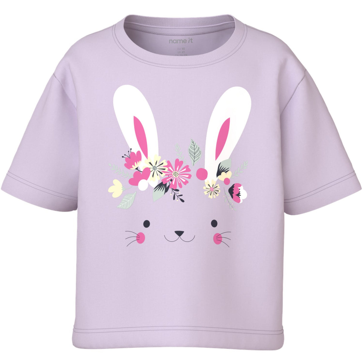 Name It Lavender Fog Bunny Nmfvilinse Ss Nreg Kort Top