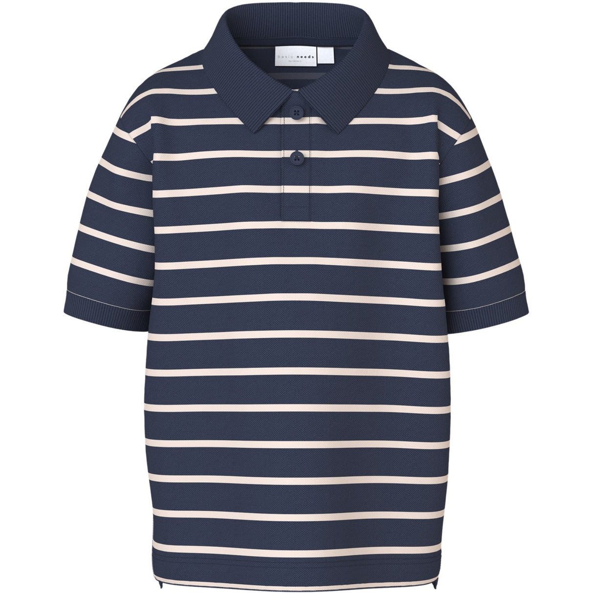 Name It Navy Blazer Chateau Gray Nmmvolo Ss Nreg Polo