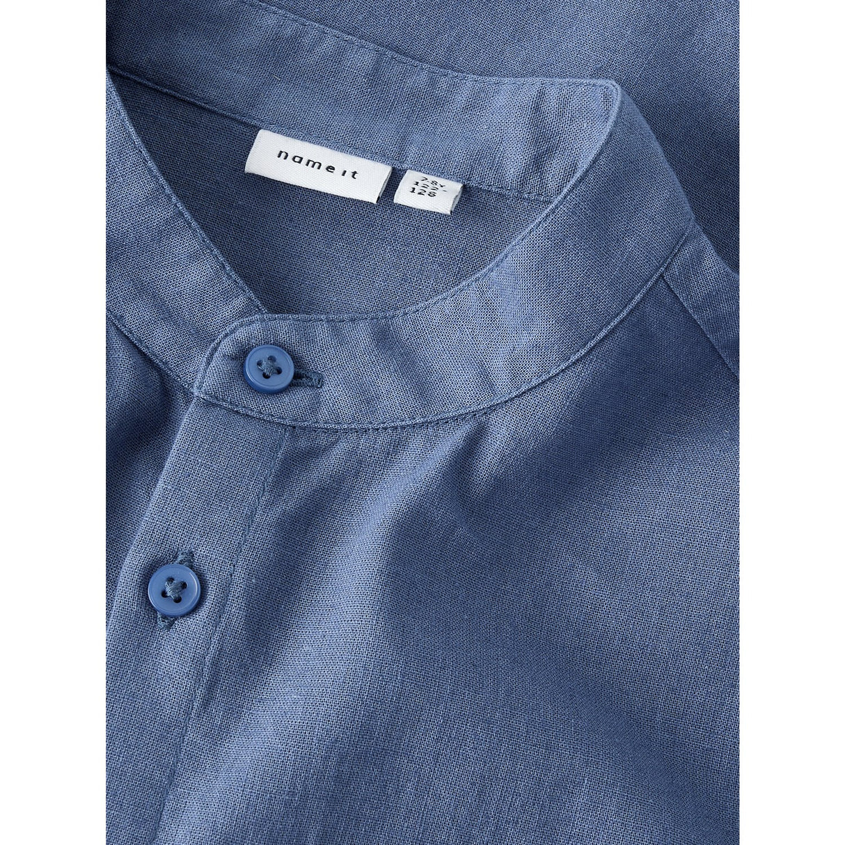 Name It Vintage Indigo Nkmfalinnen Ss Skjorte