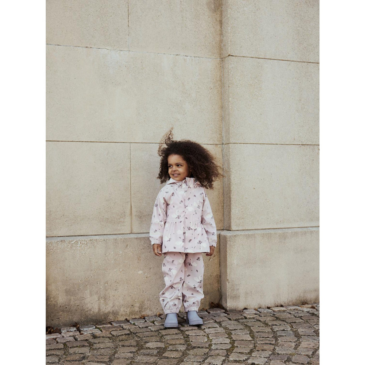 Name It Keepsake Lilac Swan Nmfdry10 Rain Sæt Aop Fo