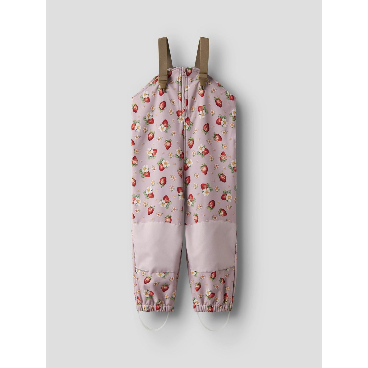 Name It Keepsake Lilac Strawberry Nmfalfa08 Softshell Smækbukser Aop Fo