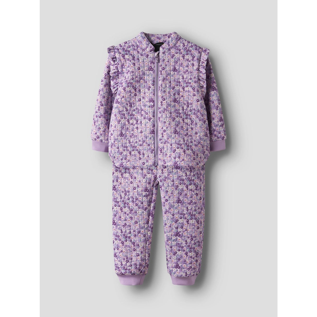 Name It Violet Tulle Nmfmoon Quiltet Sæt Aop 1Fo