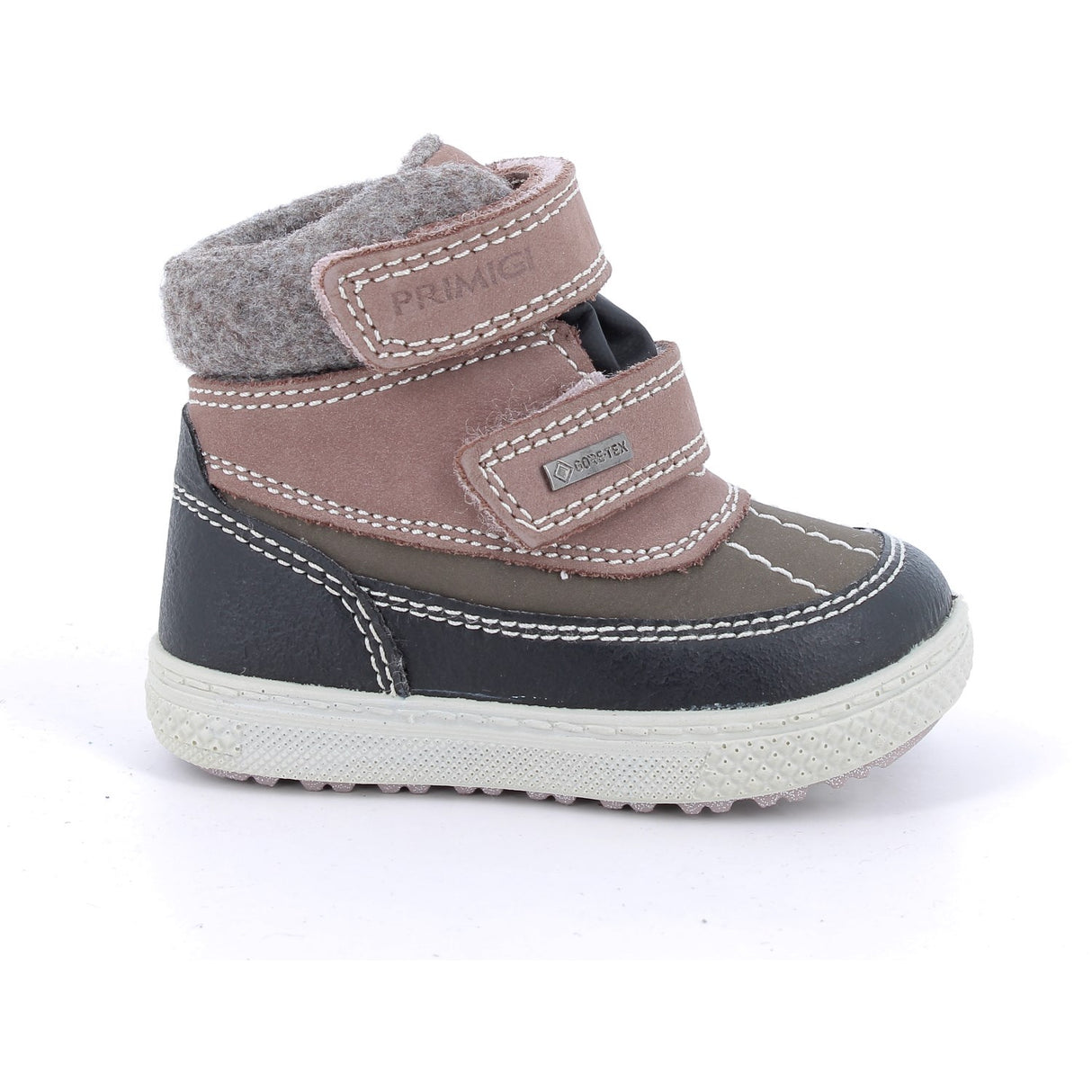 PRIMIGI Taupe/Ner/Beige Ankle Støvler