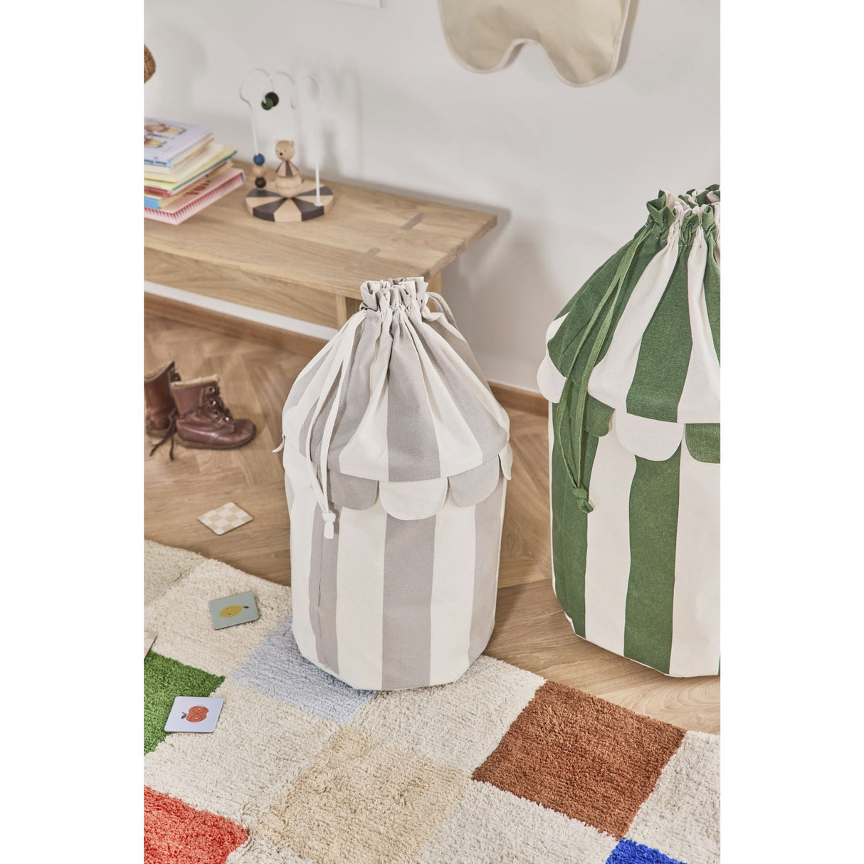 OYOY Clay/Green Saga Opbevaring 2-Pak