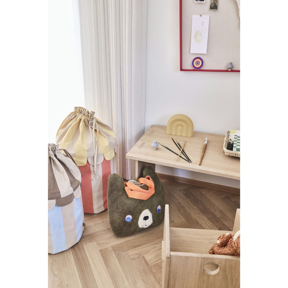 OYOY Ice Blue/Red Saga Opbevaring 2-Pak