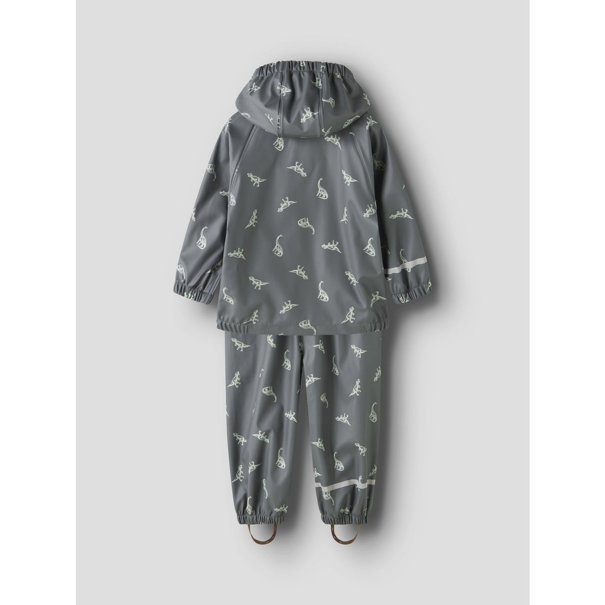 Name It Balsam Green Dino Nmmdry10 Rain Sæt Aop Fo