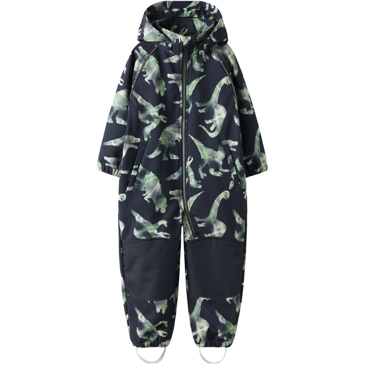 Name It Dark Sapphire Graphic Dino Nmmalfa08 Softshell Dragt Aop 1Fo Noos