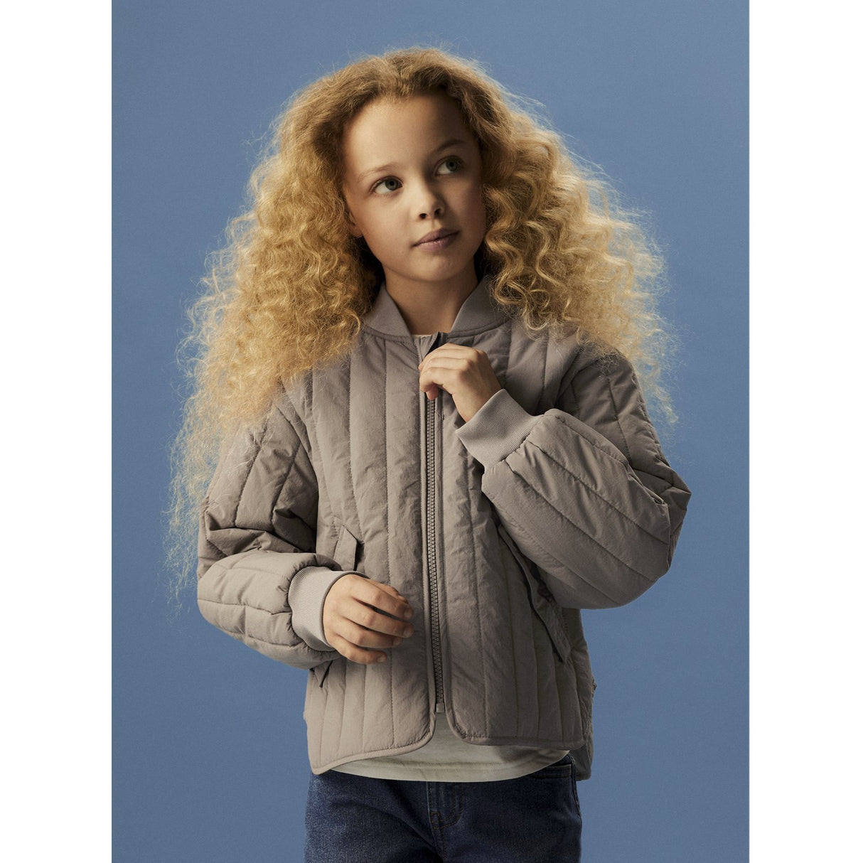 Name It Fossil Nkfmelody Quilt Jakke Tb