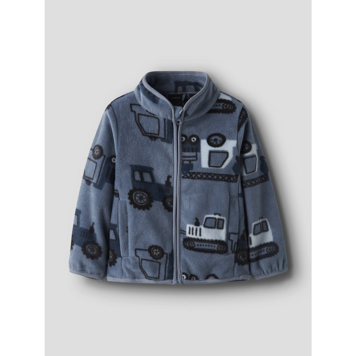 Name It Flint Stone Nmmmeeko Fleece Jakke Aop2 Noos