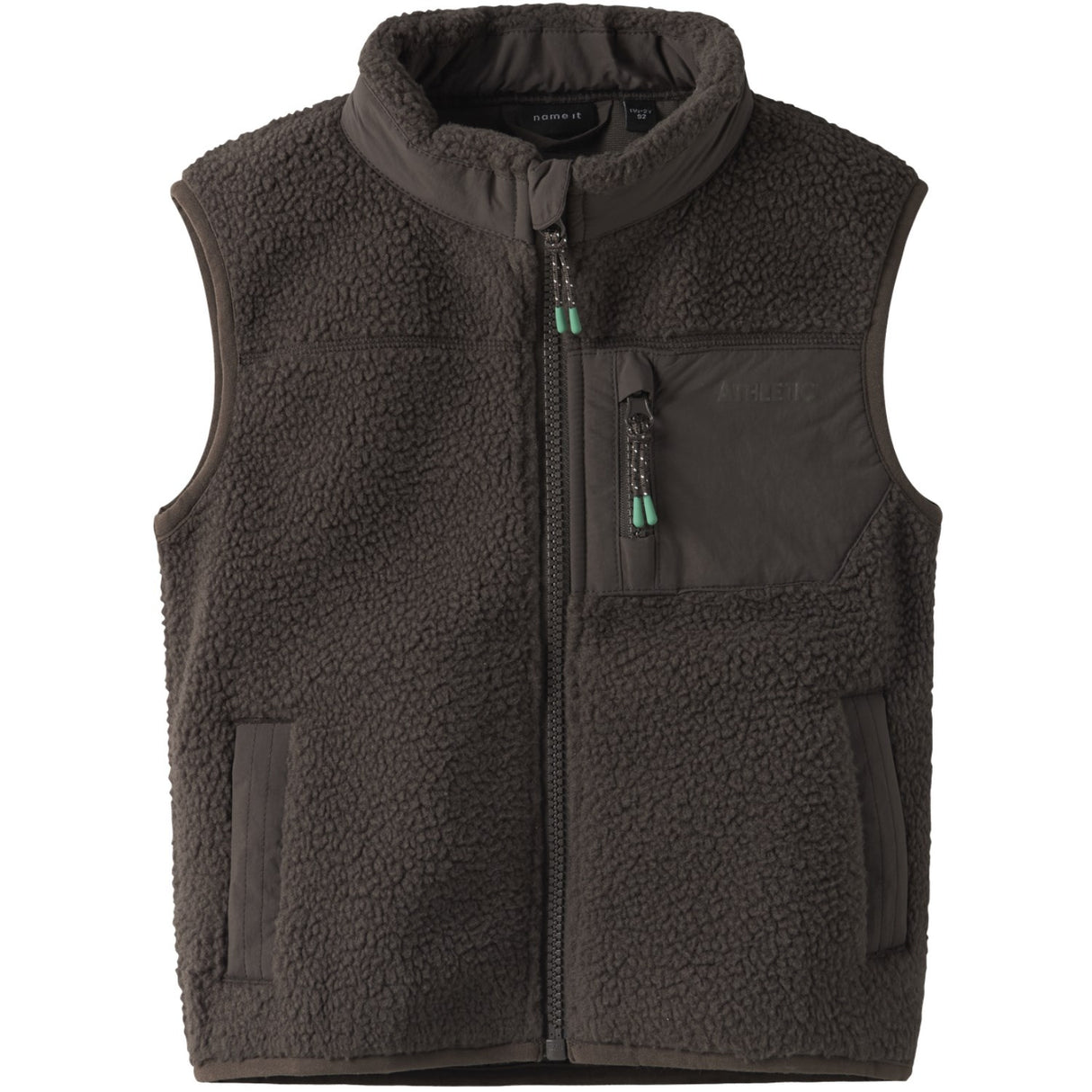 Name It Chocolate Brown Nmmmiller Sherpa Vest