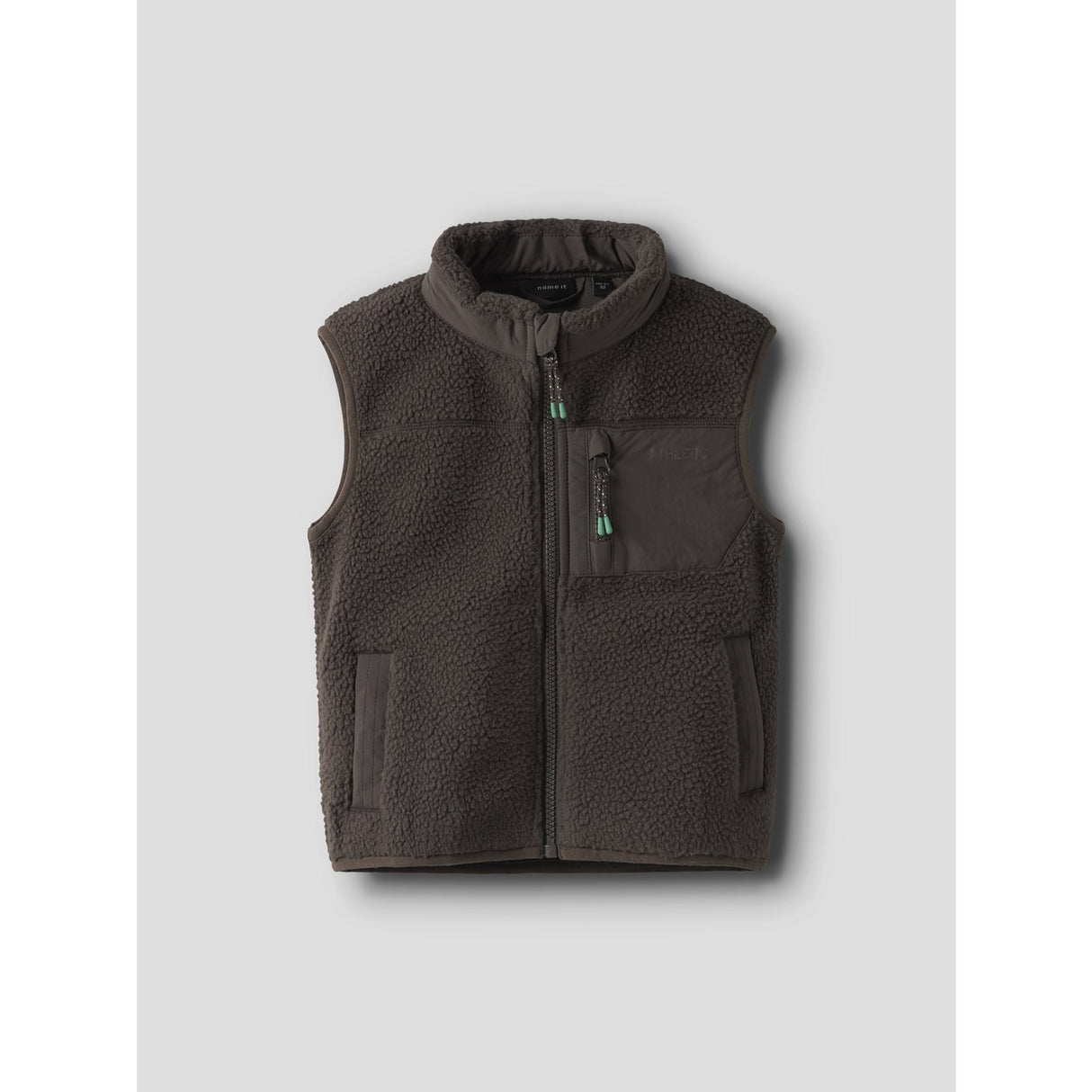 Name It Chocolate Brown Nmmmiller Sherpa Vest