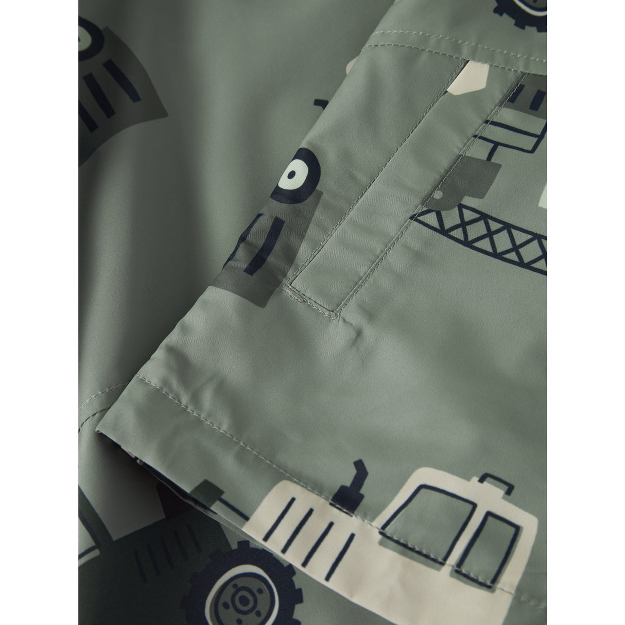 Name It Chinois Green Nmmmax Jakke Li Aop Noos